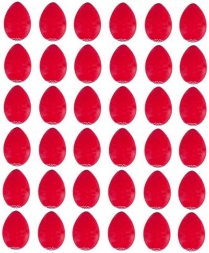 Eier Shakers - Percussie Eieren - Muziek Maken - Wasbaar Plastic - 36 Stuks - Rood