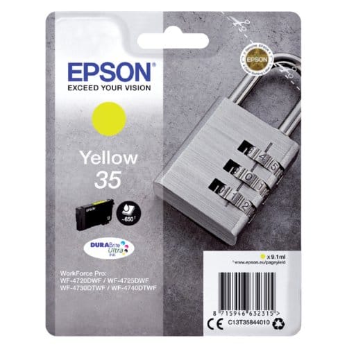 Epson Inktcartridge 35 Origineel Geel C 13 T 35844010