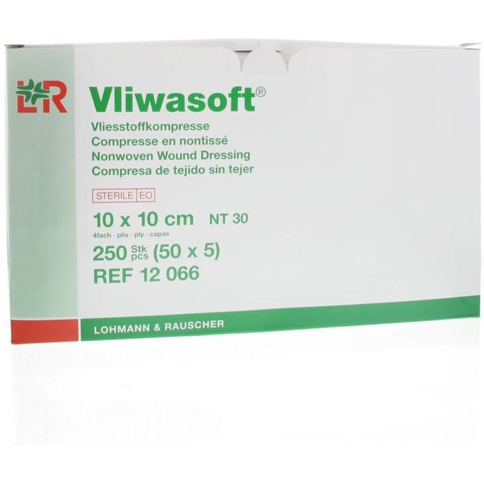 Vliwasoft Non-Woven Kompres 10X10 cm Ref 12066 50 Compressen