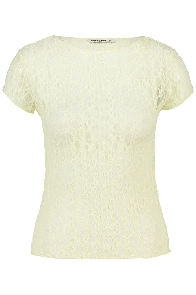 America Today Eliana Light Yellow Maat: S | Blouses Outlet | Dames | Geel