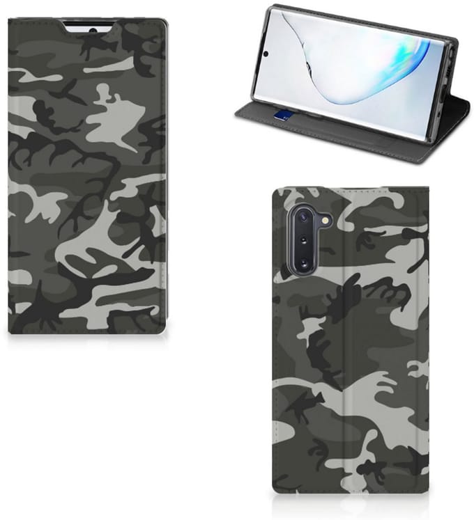 Samsung Galaxy Note 10 Hoesje met Magneet Army Light
