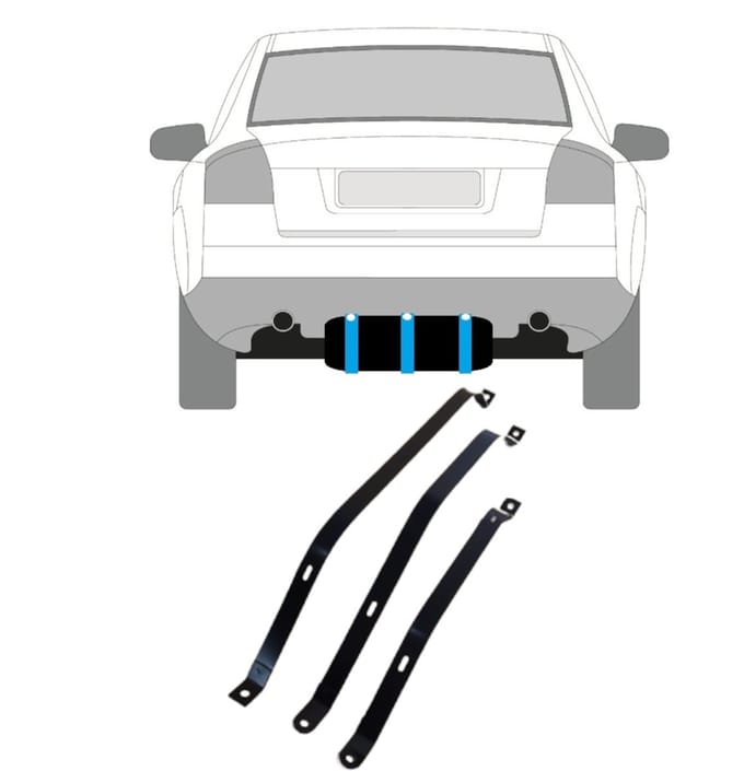 Brandstoftank klemmen voor Audi A4 B6 2000-2004
