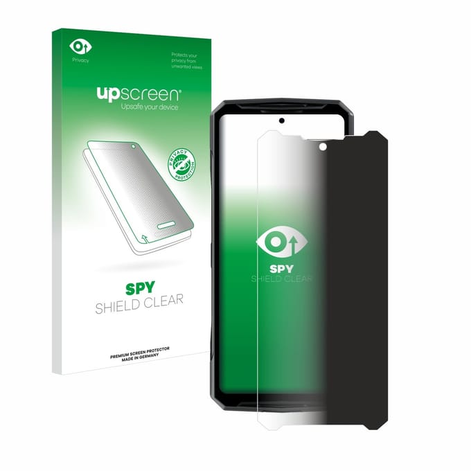 upscreen - privacy screenprotector voor Doogee DK10 - Folie Beschermfolie Blauwlichtfilter