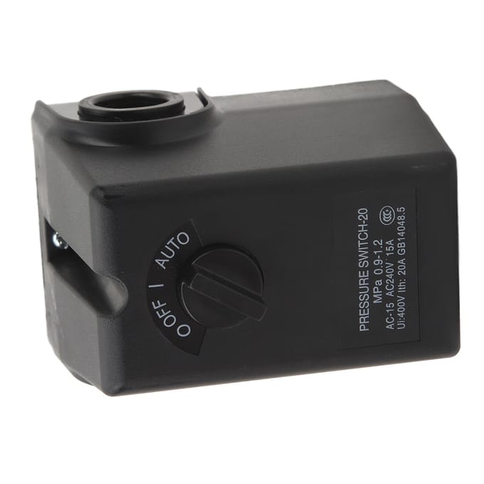 Luchtcompressor Drukschakelaar 12kg Heavy Duty Enkele Poort Pomp Drukregelschakelaar 0.9?1,2 MPa