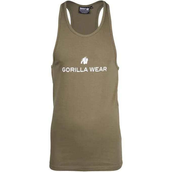 Gorilla Wear Carter Stretch Tank Top - Legergroen - S