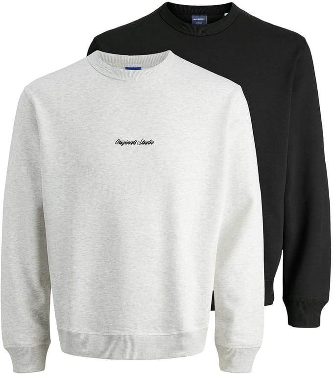 Jack & Jones Heren sweatshirt 2 pack Norrebro