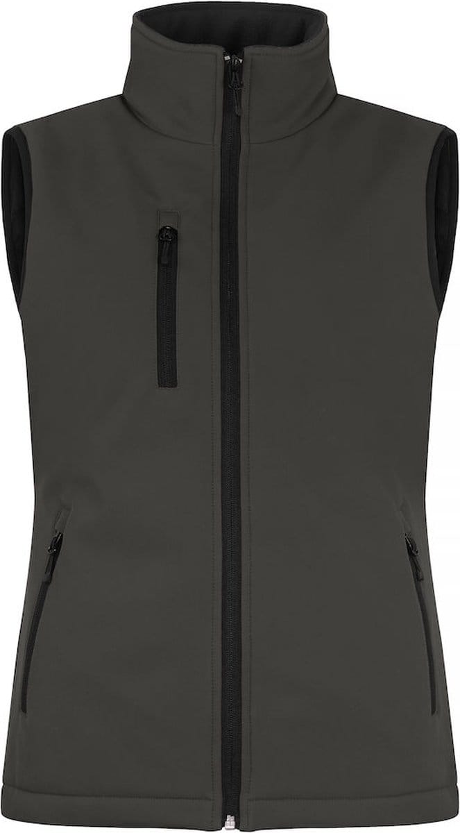 Clique Padded Softshell Vest Women 020959 - Donkergrijs - M