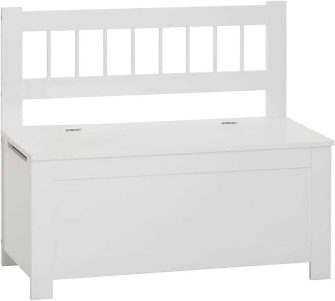 Kinderzitbank voor kinderkamer met houten frame