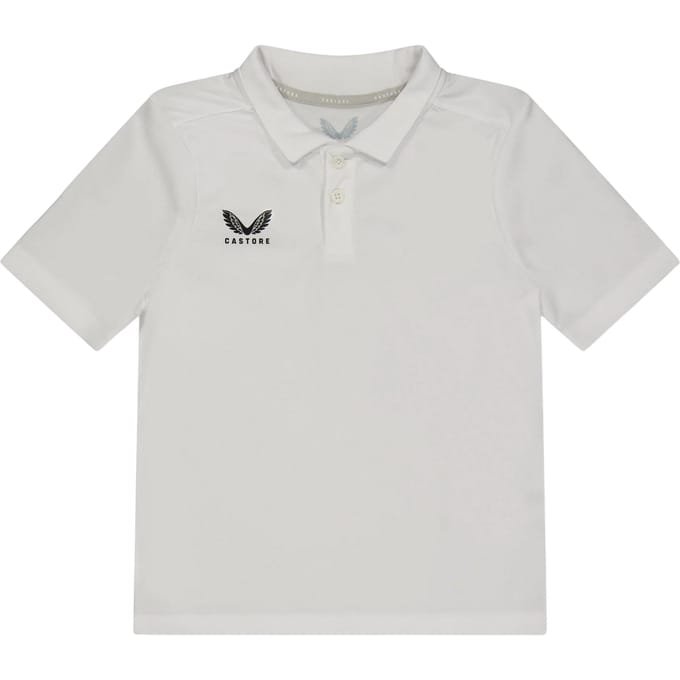 Castore Kinder/Kids Poloshirt (Briljant wit)