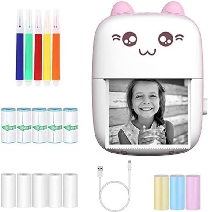 PolkaHome Sticker Printer - Sticker Maker - Stickerprinter - Sticker Machine - Sticker Printer Mini - Printer Voor Stickers