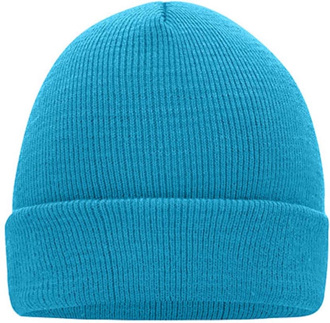 Myrtle Beach 'Knitted Cap' Beanie Aqua/Blauw