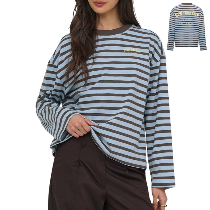ONLY - ONLFREJA L/S STRIPE TOP CC JRS Dames T-shirt