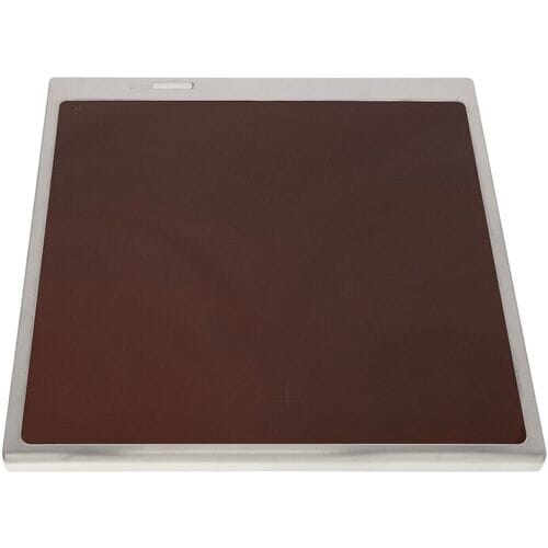 AEG glasplaat met kader, inox, 596x600mm 140114306586