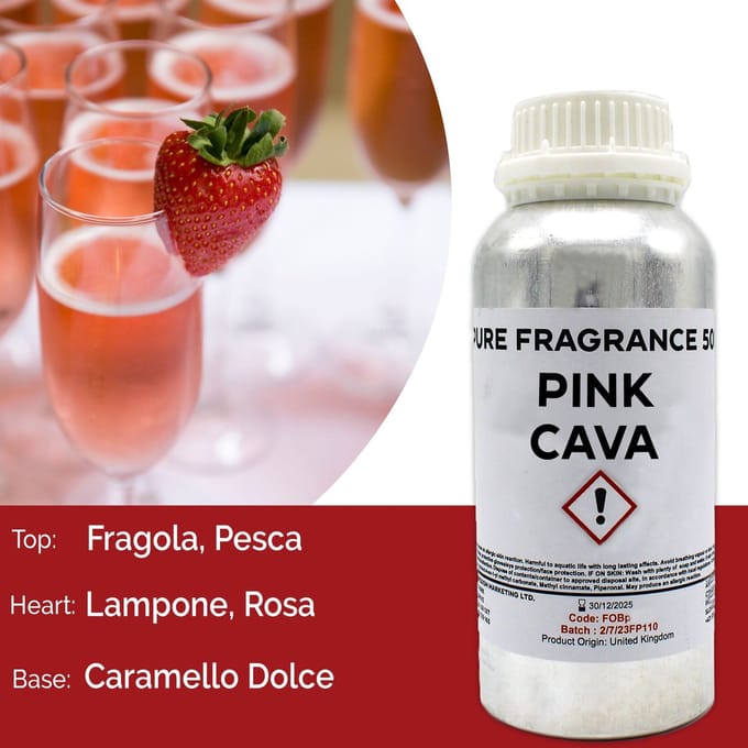Roze Cava Pure Geurolie - 500 ml