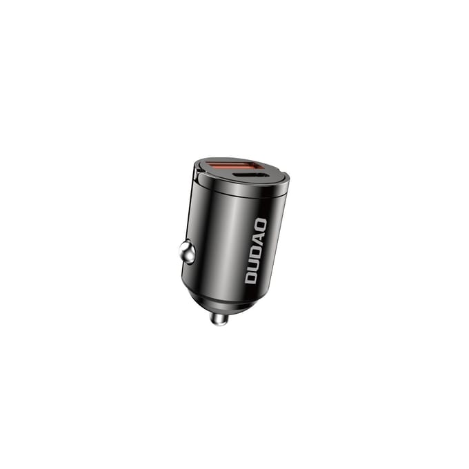 Chargeur de voiture miniature pour prise allume-cigare 48W QC PD Noir