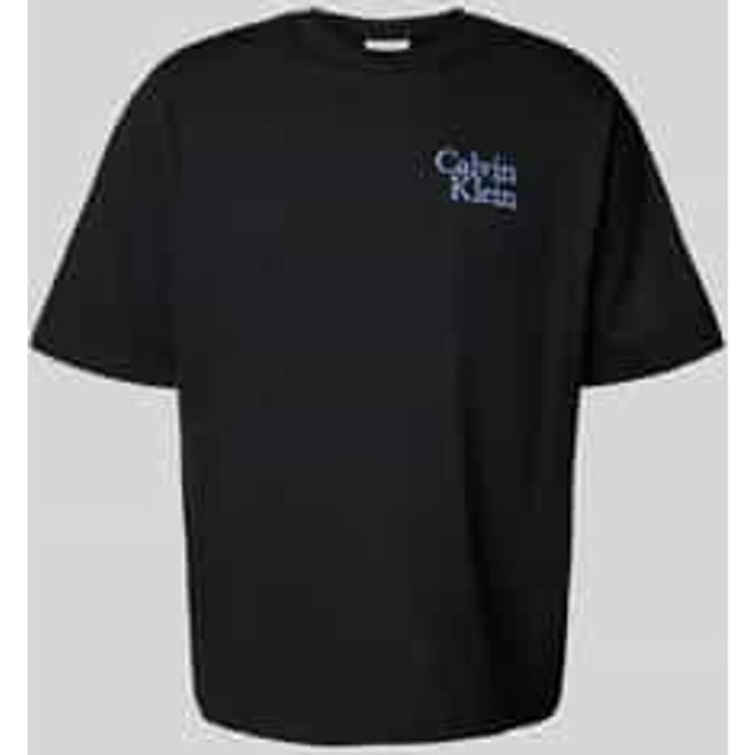 T-shirt met labelstitching