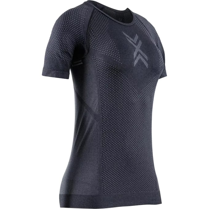 X-Bionic Xceed Hardloopshirt Korte Mouwen Dames X Black/Rhino Grey - M