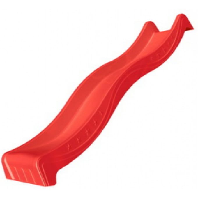 Intergard Glijbaan rood - voor houten speeltoestellen 150cm platvormhoogte