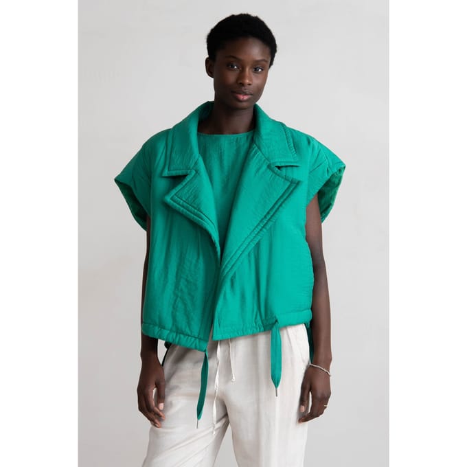 Humanoid Elio Sage Taglia: S | Gilet Outlet | Donna | Verde