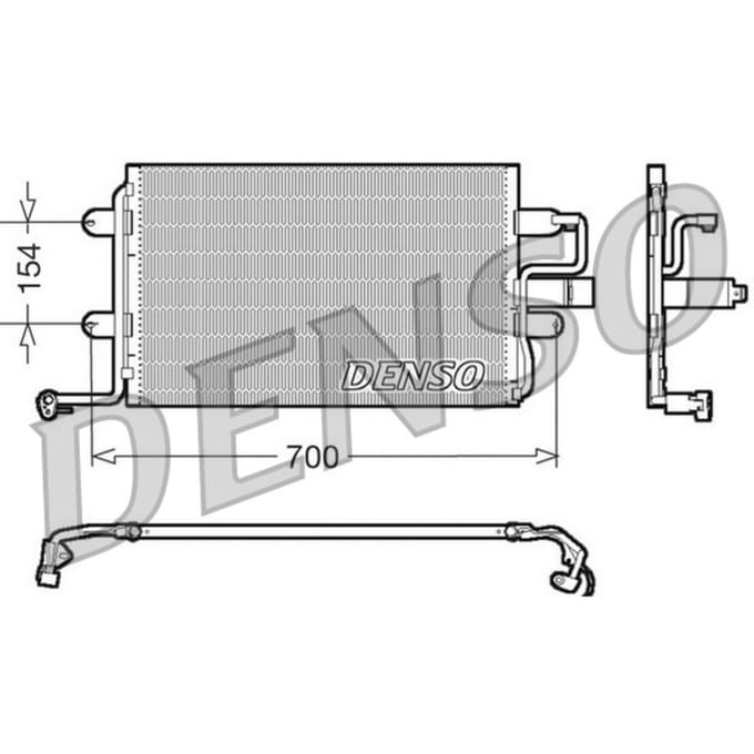 Condensator, airconditioning DENSO DCN32017