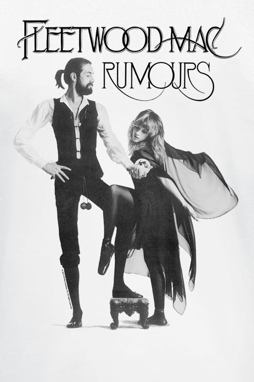 Fleetwood Mac T-shirt - Rumours - S tot XXL - voor Mannen - wit