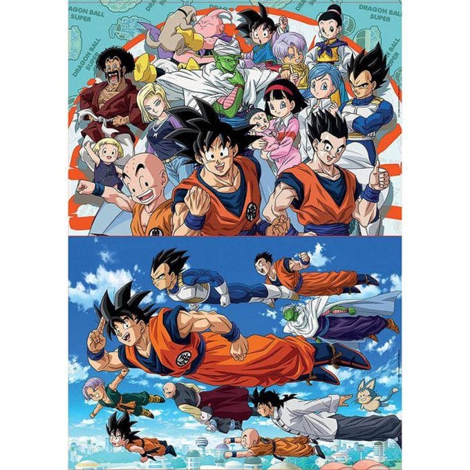 Puzzel van 2 x 100 stukken Educa Dragon Ball