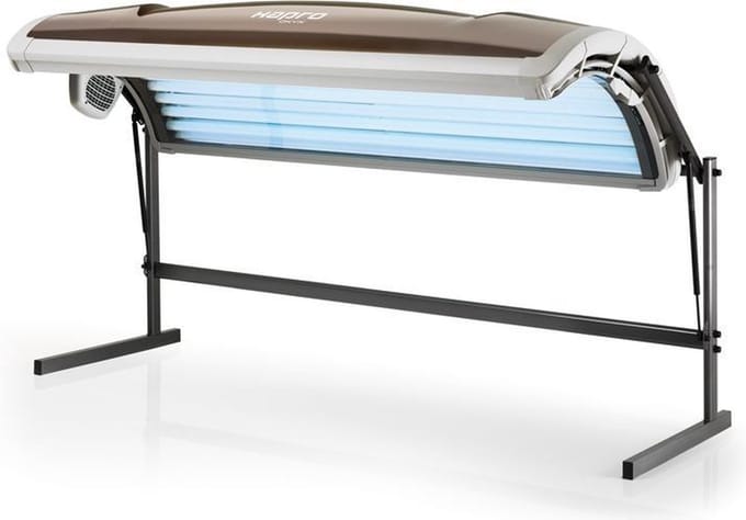 Hapro Onyx 14/1 T Horizontaal Half-body solarium incl. gezichtsbruiner