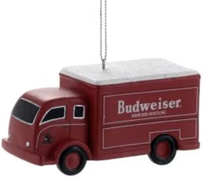 Budweiser Van Christmas Ornament
