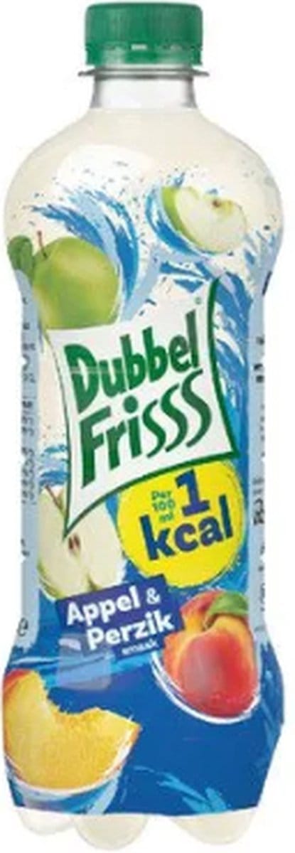 Dubbelfrisss Appel-Perzik | Petfles 6 x 0,5 liter