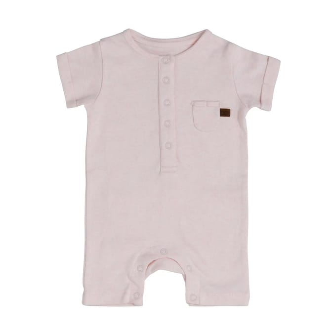 Baby's Only Boxpakje korte mouw Melange - Classic Roze - 68 - 100% ecologisch katoen - GOTS