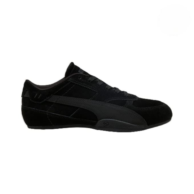 Puma Bella Mina Suède Dames Zwarte Sneakers
