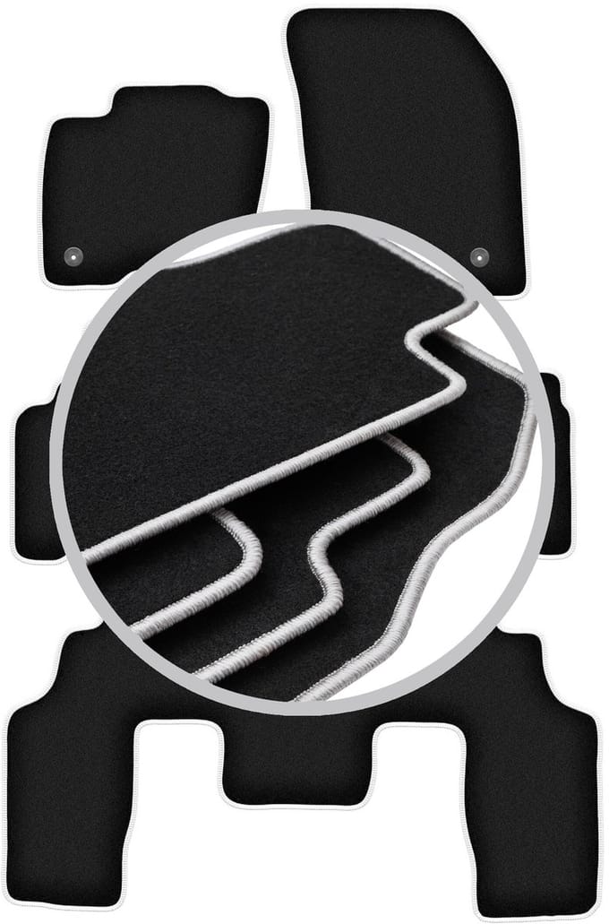 CARLUX-SILVER automatten voor: Ford S-MAX MK2 minivan (2015-)