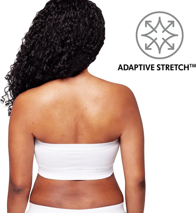 Medela Hands-free™ kolf bh - Kolf bh voor handsfree kolven - Easy Expression bustier - Stretch - Extra zacht - Met ritssluiting - Wit - Maat L