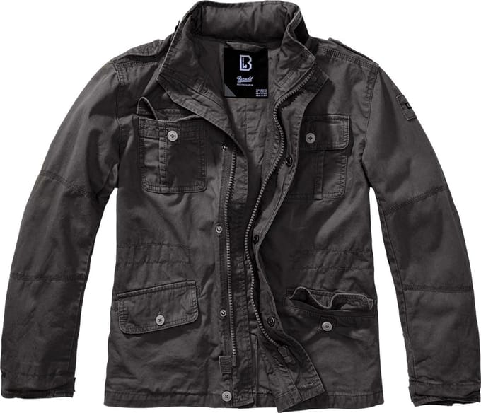 Brandit - Britannia Kinder Jacket - Kids 122/128 - Zwart