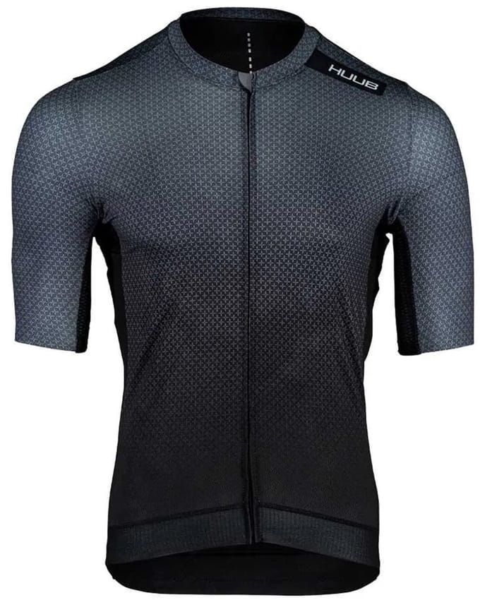 Huub Core 4 Korte Mouw Wielertrui Grijs S Man