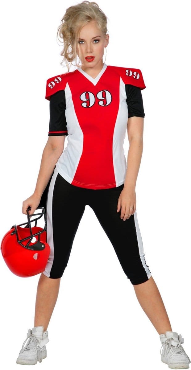 American Football Quarterback Tigers Nummer 99 - Vrouw