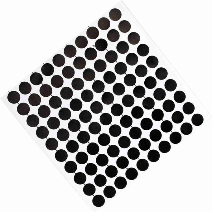 Biljarttafel Balpen Sticker Witte Balzoeker Accessoires (Engels Snooker 10mm) black