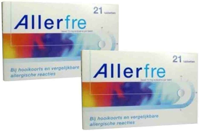Allerfre Tabletten 10 mg - 2 x 21 tabletten - Voordeelverpakking