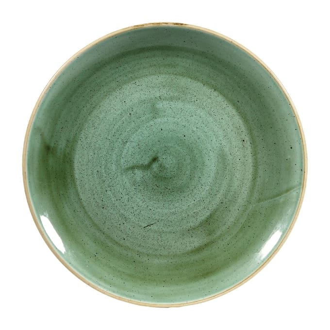 Churchill Stonecast Samphire Green Evolve Coupe Bord 26cm (12 stuks)