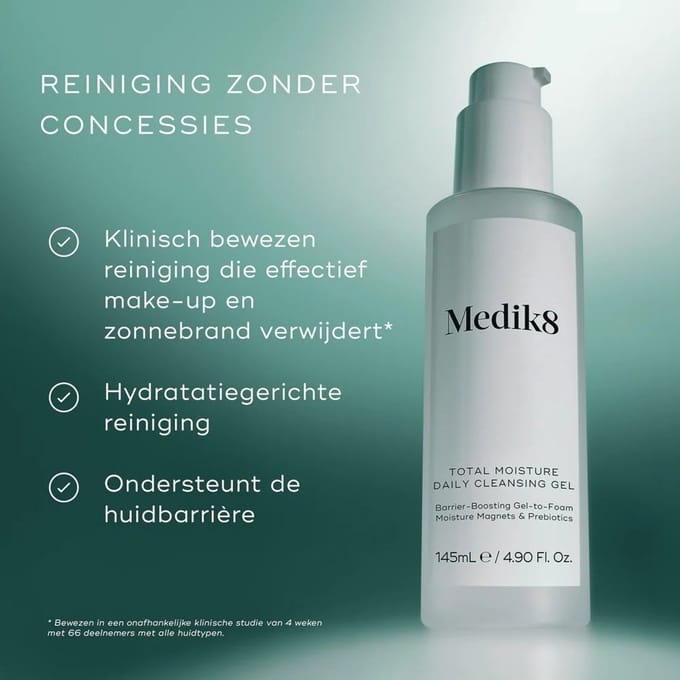 Medik8 – Total Moisture Daily Cleansing Gel – 145 ml