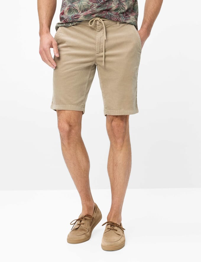 Brax Heren Bermuda  Style BALU BEACH, lichtbruin, maat 46