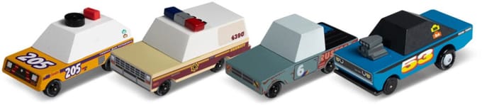 Candylab speelgoedauto Rust Patrol - Candycar houten speelgoed.