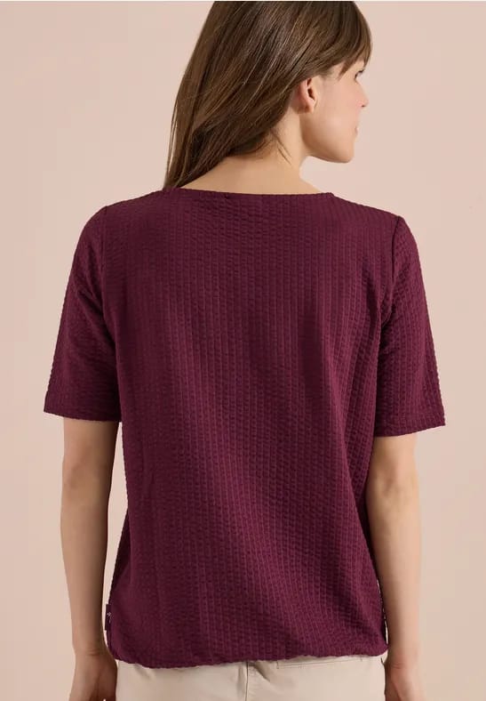 Shirt in seersucker stof