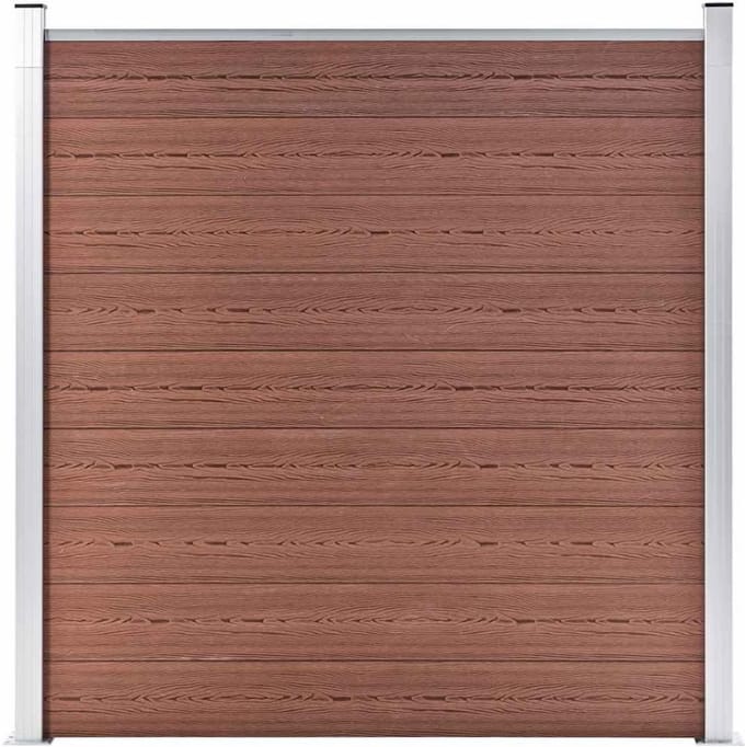 Houten Composiet Schuttingpaneel Set 180x186 cm voor Tuin en Privacy