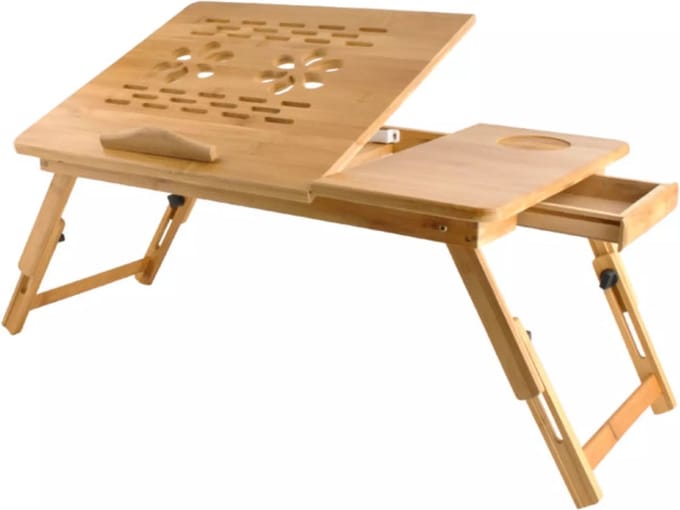Ruhhy Verstelbare Laptop Tafel – Perfect voor Laptops tot 17 Inch