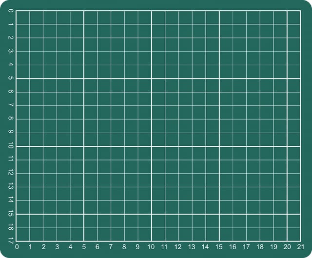 Snijmat Rillstab A5 - Zelfherstellend materiaal - Groen - 220 x 153 mm