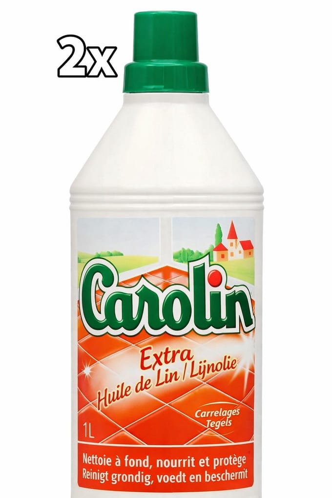 2 x Carolinzeep (groen) 1 Liter met EXTRA lijnolie