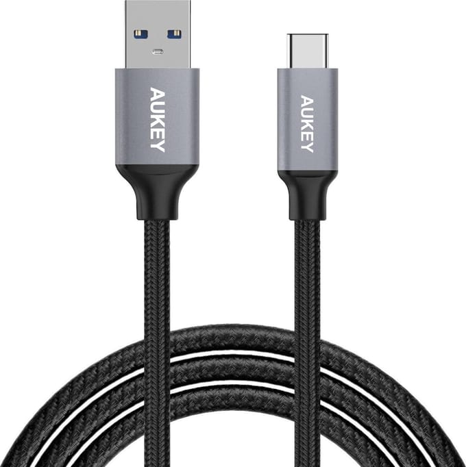 Aukey USB-C kabel CB-CD3 - 2m - Black
