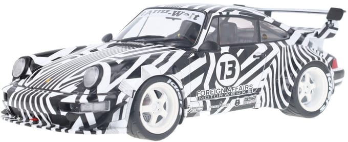 The Zebra Porsche 911 964 RWB modelauto 1:18 Solido