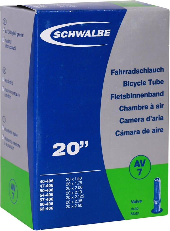 Binnenband Fiets 40-62/406 AV7-40 Autoventiel